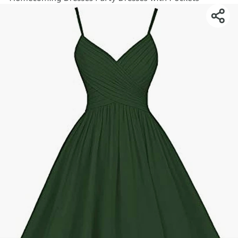 Forest Green Homecoming Dress (Brand new never been worn)